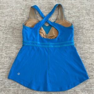 lululemon athletica Blue Tank Top